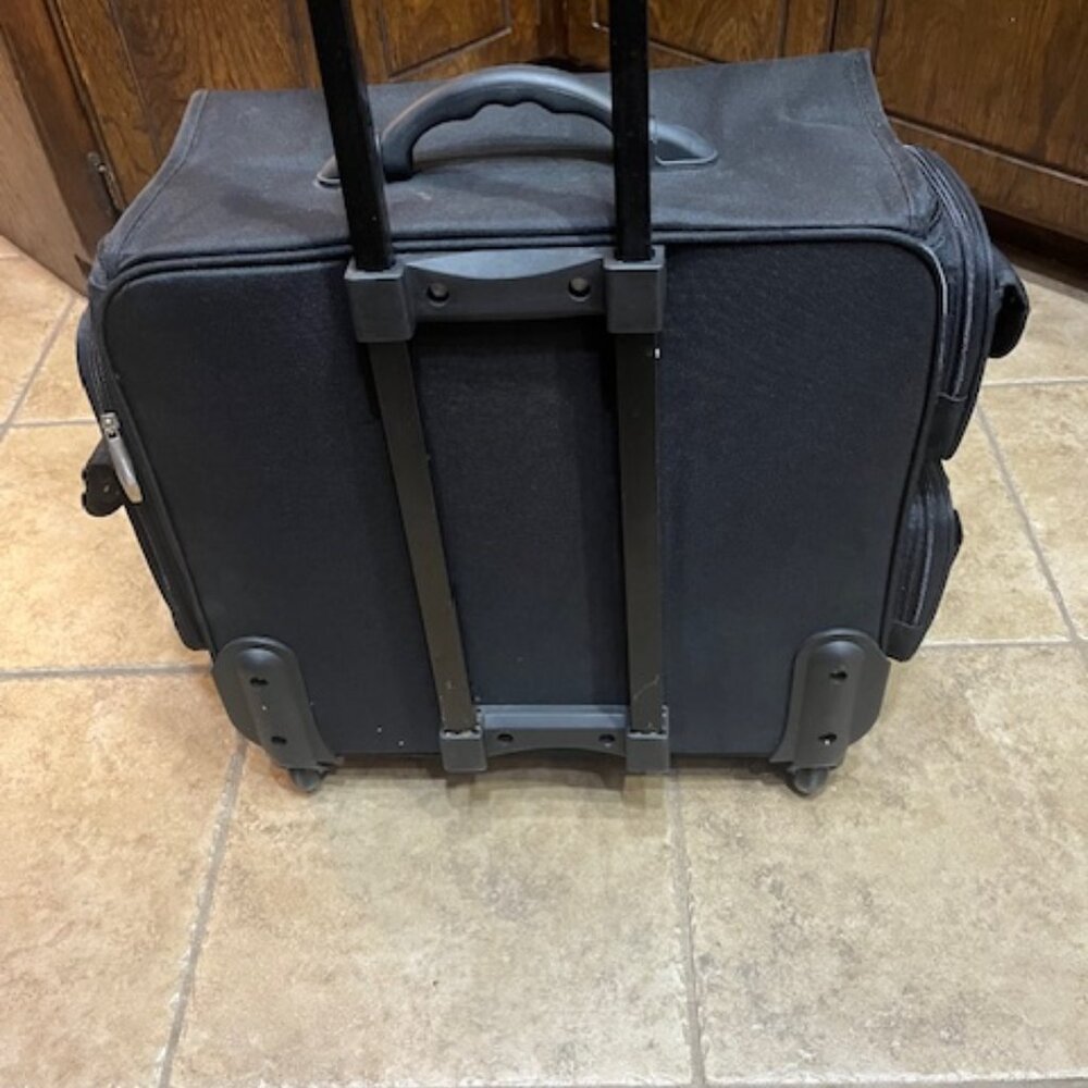 The Paper Studio Black Rolling Tote - Picture 2 of 5